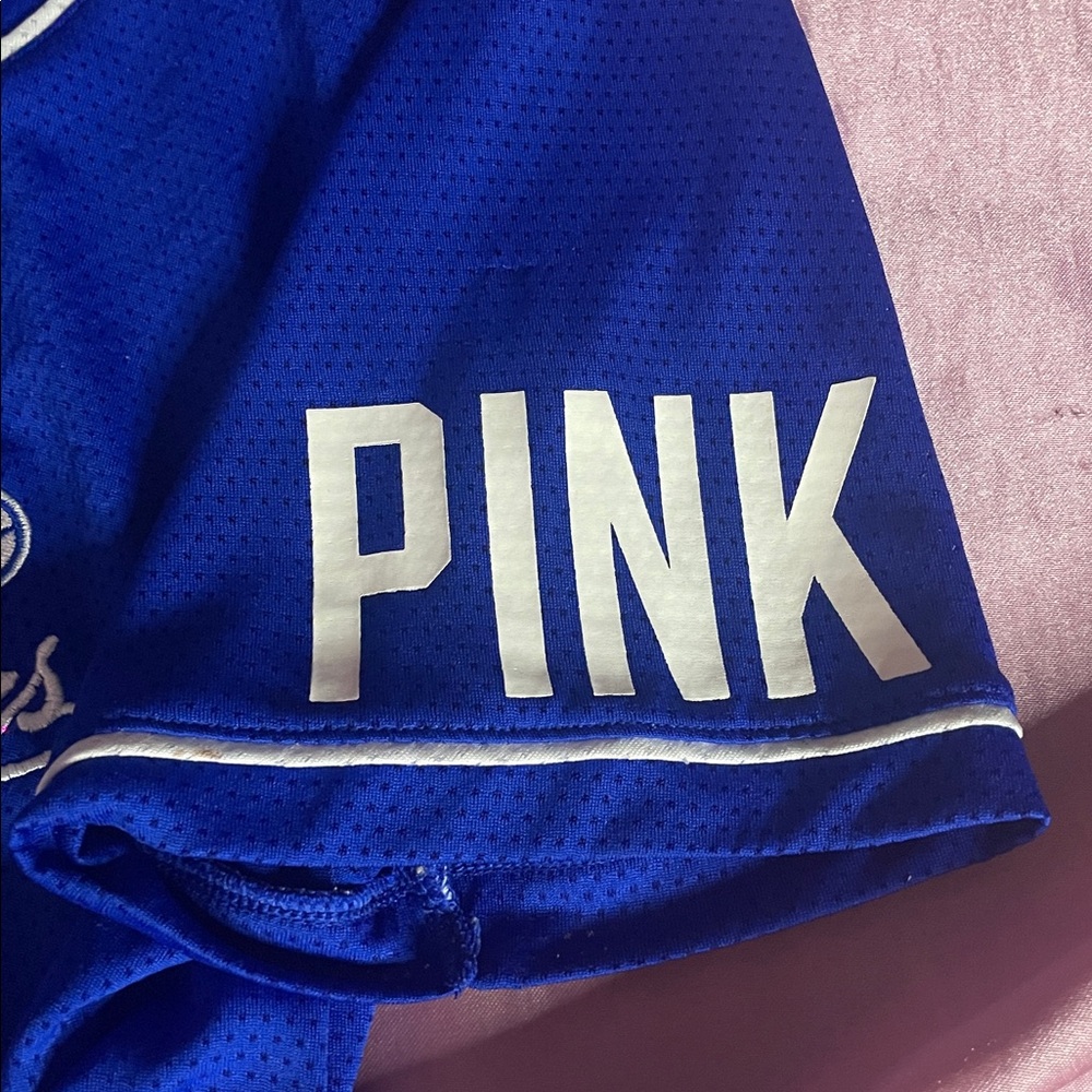 Pink Victorias Secret Dodgers Top 💙 - Picture 5 of 6